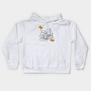 Drunken Butterfly Kids Hoodie